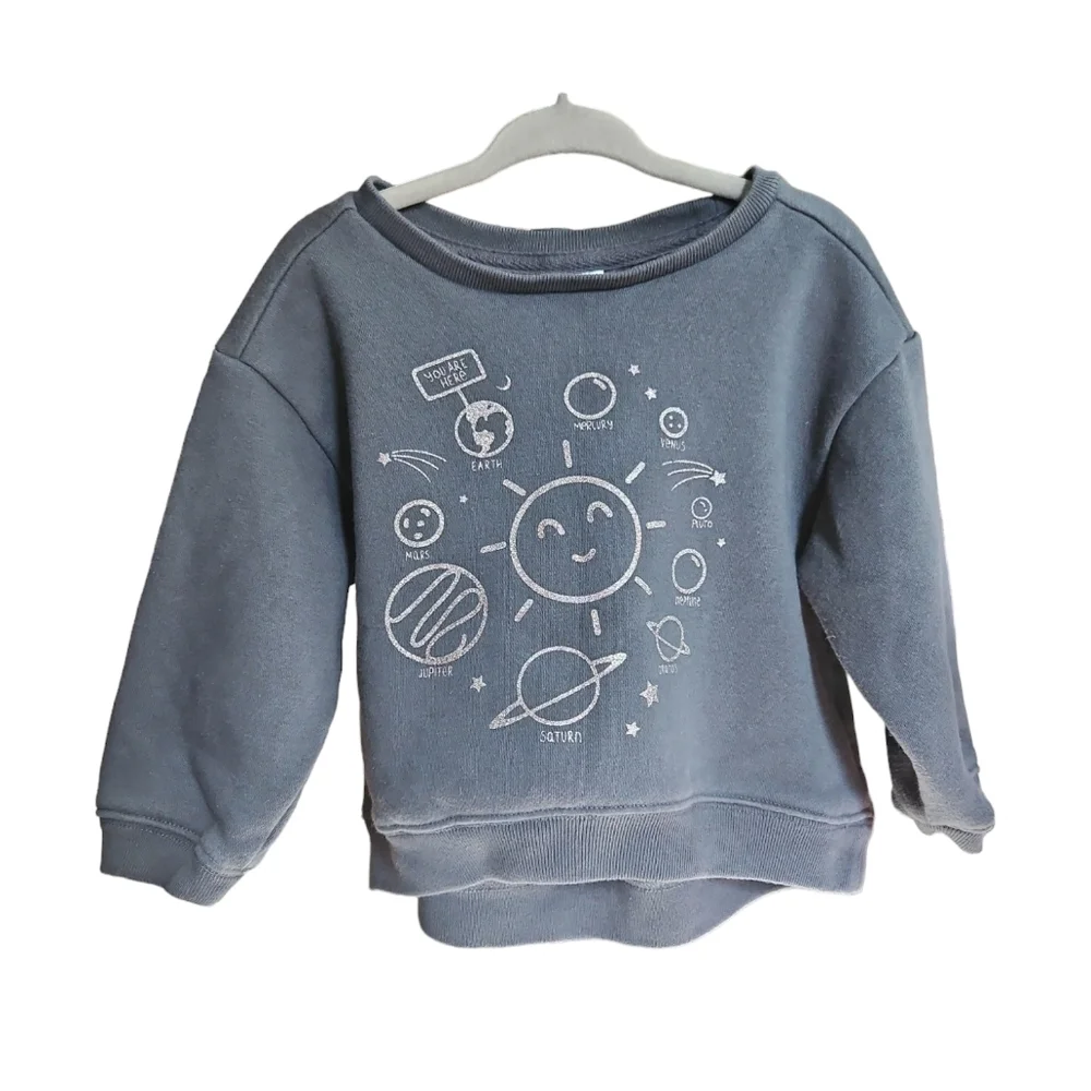 Gap Girls 2T 2 Years Gray Sweater Sun